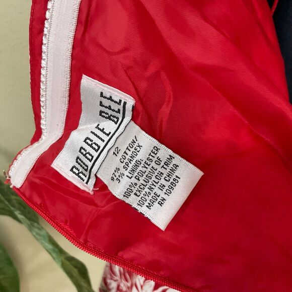 Robbie Bee Halter Fit /Flare Skater dress women’s  size 12 Tropical Floral Print - Picture 4 of 13